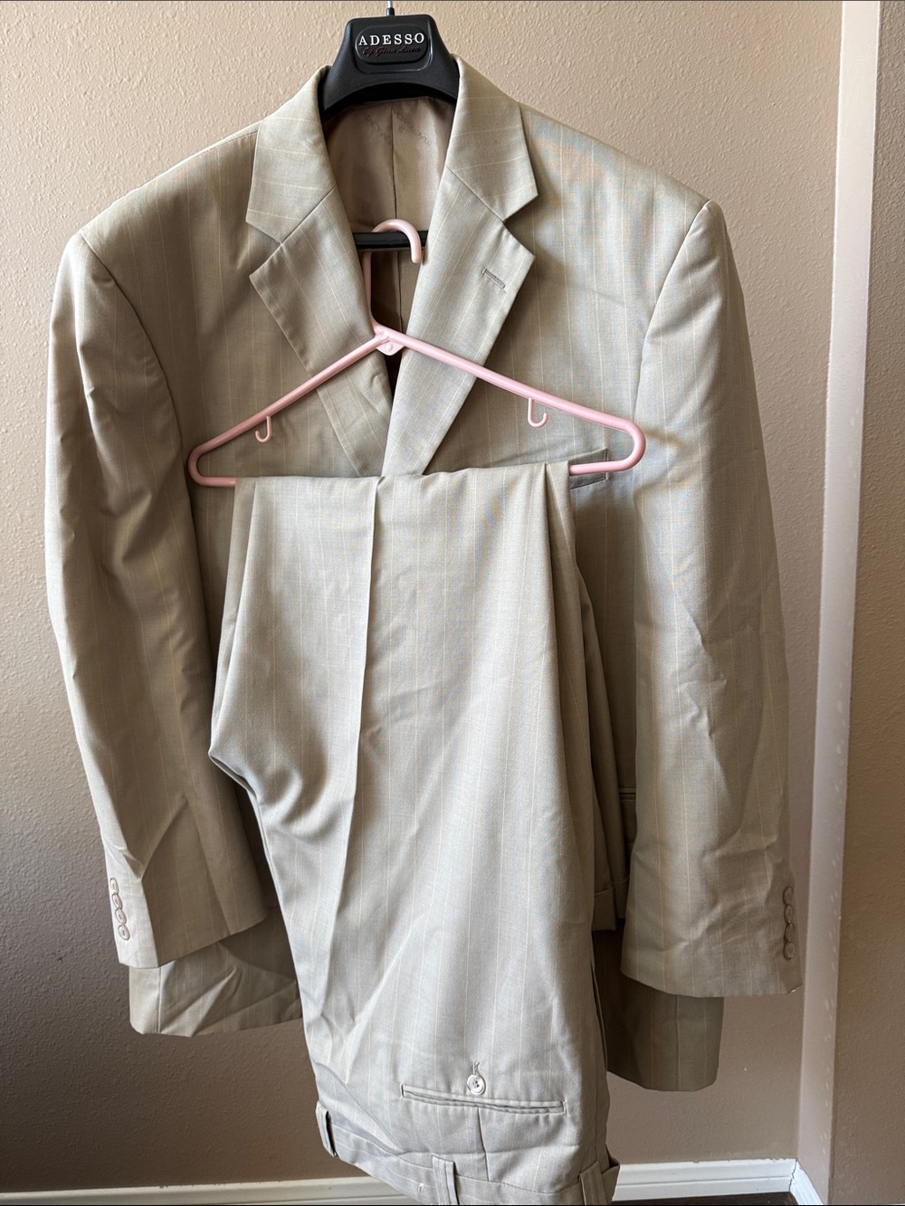 Stacy Adams Light Sage Two-Piece Suit Jacket & Pants